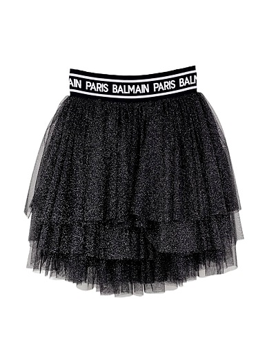 BALMAIN Gonna BALMAIN SKIRT Nero Poliestere