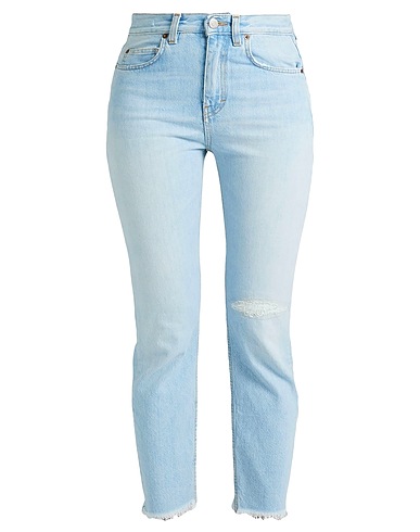 HAIKURE Denim pants Blue 100% Cotton