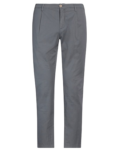 SIVIGLIA Casual trouser Grey 86% Cotton, 10% Linen, 4% Elastane