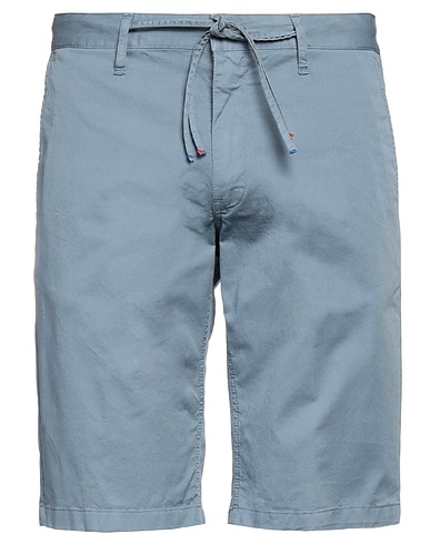 GREY DANIELE ALESSANDRINI Shorts & Bermuda Grey 97% Cotton, 3% Elastane
