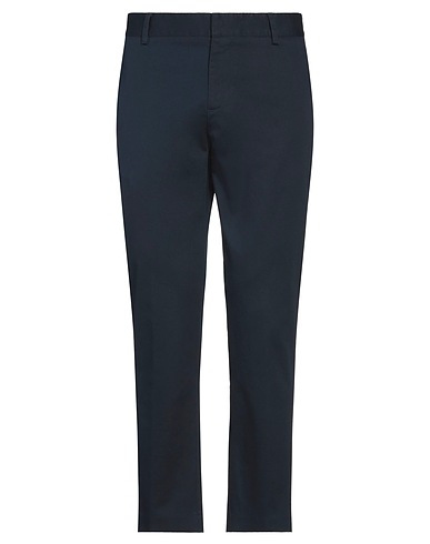 GREY DANIELE ALESSANDRINI Casual trouser Midnight blue 97% Cotton, 3% Elastane