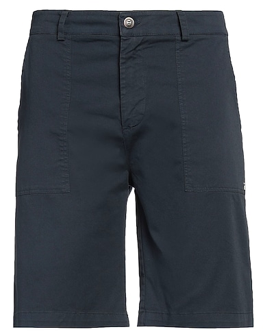 DANIELE ALESSANDRINI HOMME Shorts et Bermudas Bleu nuit 97% Coton, 3% Élasthanne