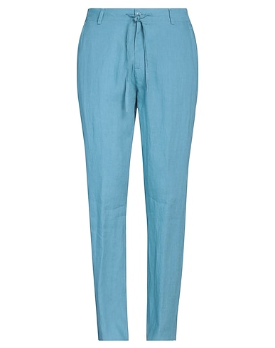 GREY DANIELE ALESSANDRINI Casual pants Azure 100% Linen
