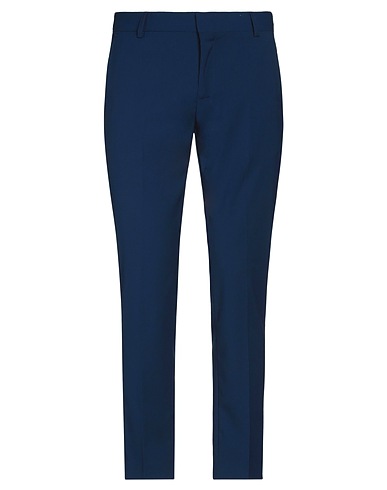GREY DANIELE ALESSANDRINI Casual pants Blue 69% Polyester, 29% Viscose, 2% Elastane
