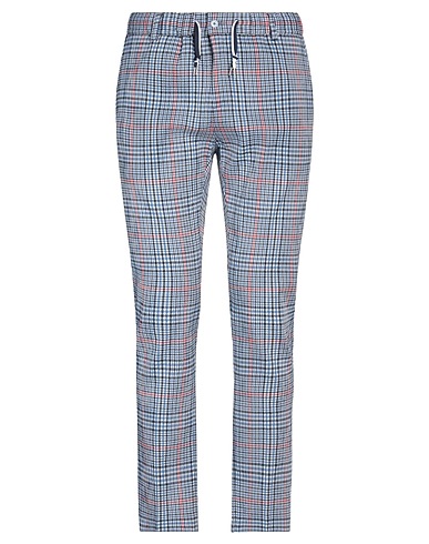 GREY DANIELE ALESSANDRINI Casual trouser Azure 64% Cotton, 20% Polyester, 16% Elastane