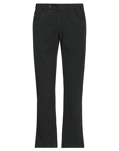 LUIGI MORINI 5-pocket Dark green 97% Cotton, 3% Elastane
