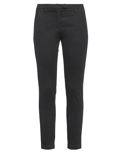 SKILLS & GENES Casual trouser Black 97% Cotton, 3% Elastane