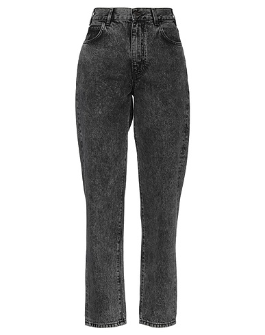 MAJE Denim trousers Charcoal 100% Cotton