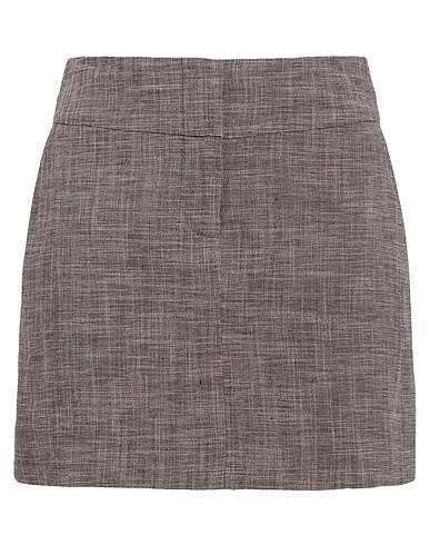 & OTHER STORIES Mini skirt Khaki 73% Viscose, 27% Linen