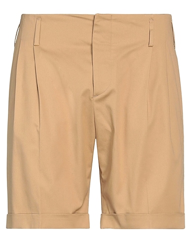 BRIAN DALES Shorts & Bermuda Camel 97% Cotton, 3% Elastane