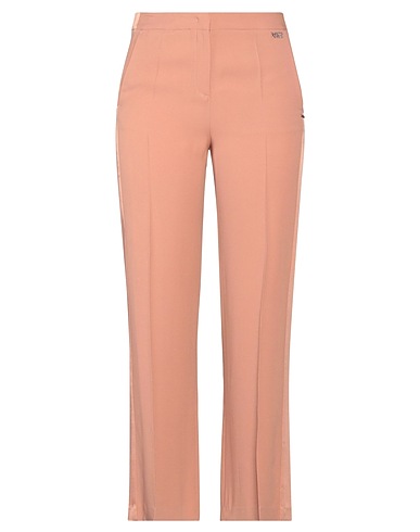 VDP VIA DELLE PERLE Casual trouser CLUB Light brown 70% Acetate, 30% Viscose