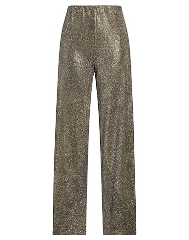 SEMICOUTURE Casual trouser Gold 100% Polyester