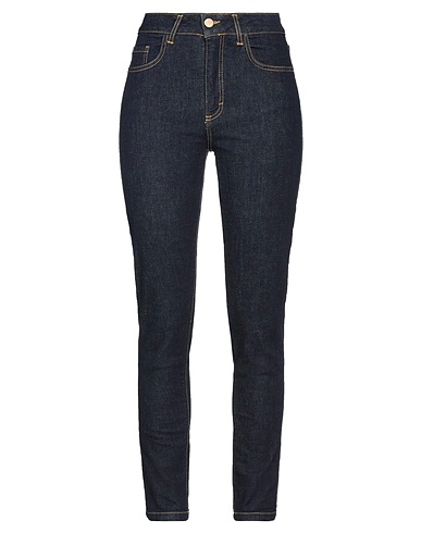FRANKIE MORELLO Denim pants Blue 99% Cotton, 1% Elastane