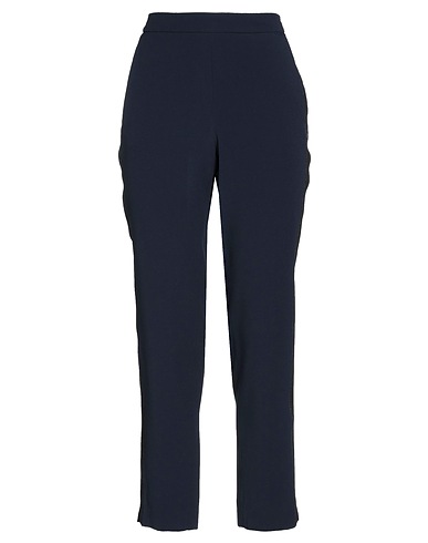 VDP VIA DELLE PERLE Casual trouser CLUB Midnight blue 70% Acetate, 30% Viscose