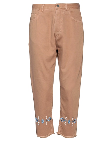 FRONT STREET 8 Denim trousers Camel 100% Cotton