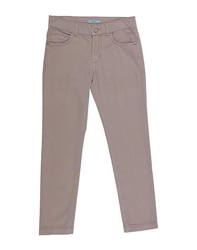 ENTRE AMIS GARÇON Casual trouser Taupe 97% Cotton, 3% Elastane