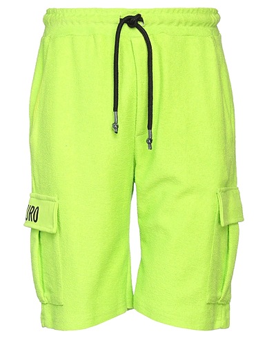TAKESHY KUROSAWA Shorts & Bermuda Lime green 100% Cotton