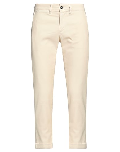 JECKERSON Casual trouser Beige 98% Cotton, 2% Elastane