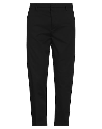 TAKESHY KUROSAWA Casual pants Black 98% Cotton, 2% Elastane