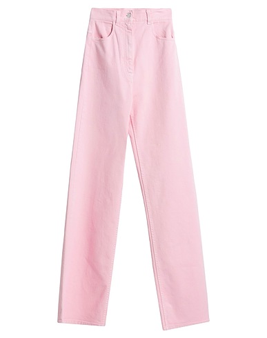 N°21 Denim pants Pink 99% Cotton, 1% Elastane