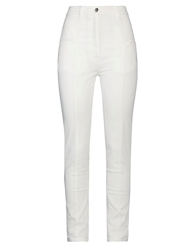 N°21 Casual trouser White 98% Cotton, 2% Elastane
