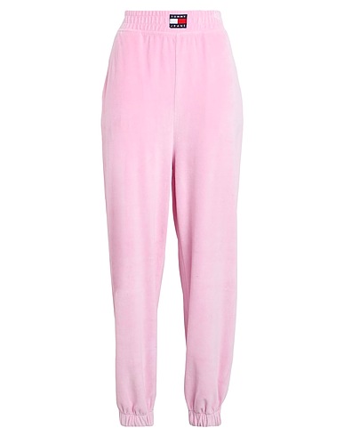 TOMMY JEANS Casual trouser Pink 75% Cotton, 25% Polyester
