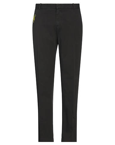 CUSTO BARCELONA Casual trouser Black 96% Cotton, 4% Elastane