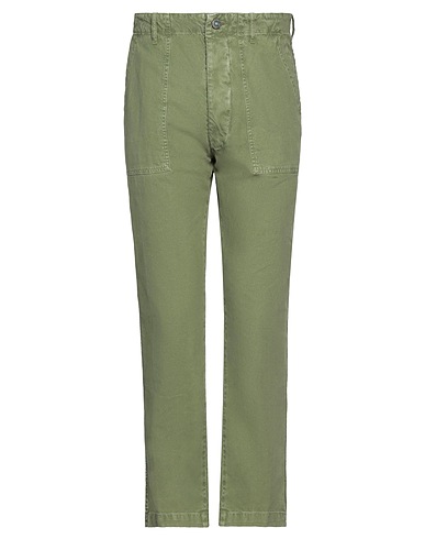 FRONT STREET 8 Casual pants Military green 100% Cotton