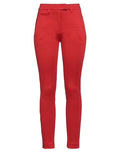 DONDUP Casual trouser Brick red 56% Viscose, 36% Polyamide, 8% Elastane