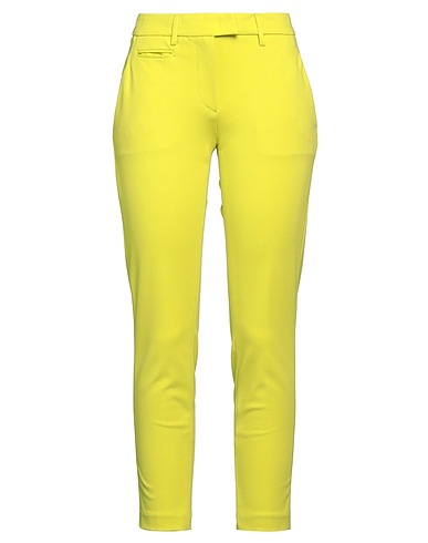 DONDUP Casual trouser Lime green 56% Viscose, 36% Polyamide, 8% Elastane