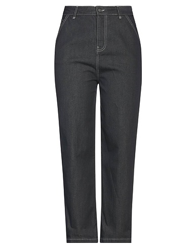 ALESSIA SANTI Denim pants Charcoal 94% Cotton, 4% Polyester, 2% Elastane