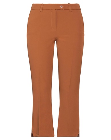 DODICI22 Casual trouser Camel 88% Polyester, 12% Elastane