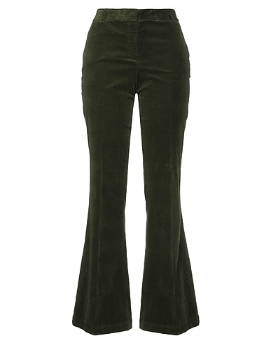 QL2  QUELLEDUE Casual trouser Military green 97% Cotton, 3% Elastane
