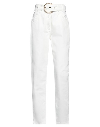 REBEL QUEEN by LIU •JO Baggy White 98% Cotton, 2% Elastane