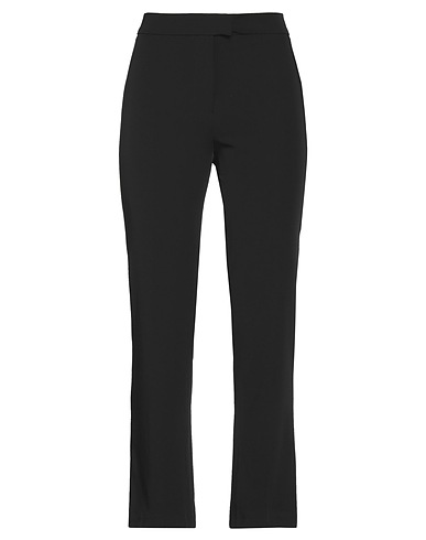 24.25 Casual pants Black 70% Polyester, 25% Viscose, 5% Elastane