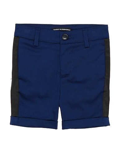 DANIELE ALESSANDRINI Shorts & Bermuda Midnight blue 97% Cotton, 3% Elastane