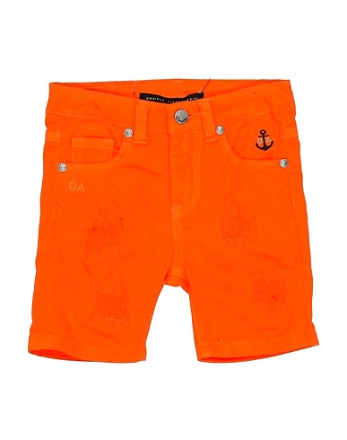DANIELE ALESSANDRINI Shorts & Bermuda Arancione 98% Cotone, 2% Elastan
