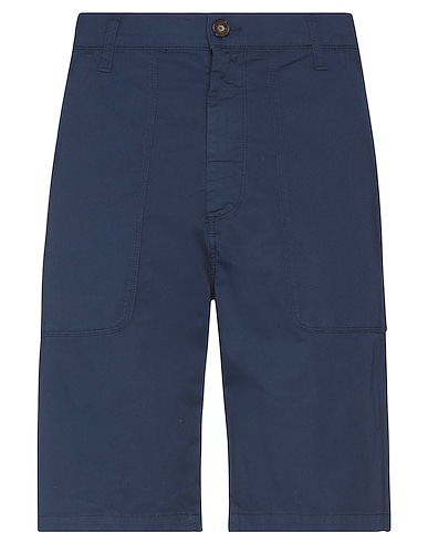 BIKKEMBERGS Shorts & Bermuda Blu notte 97% Cotone, 3% Elastan