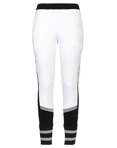 DIRK BIKKEMBERGS Casual pants White 71% Viscose, 24% Polyamide, 5% Elastane, Polyester