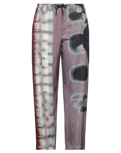 DRIES VAN NOTEN Casual trouser Purple 100% Viscose