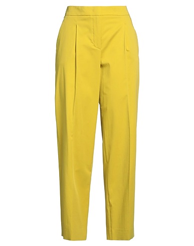 VIA MASINI 80 Pantalone Verde lime 98% Cotone, 2% Elastan