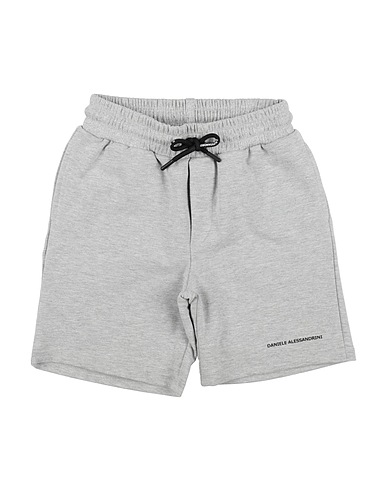DANIELE ALESSANDRINI Shorts & Bermuda Light grey 65% Cotton, 35% Polyester