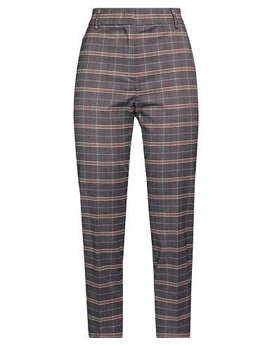 MANILA GRACE Casual trouser Purple 74% Polyester, 21% Viscose, 5% Elastane