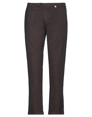 MYTHS Casual trouser Chocolate brown 60% Cotton, 36% Polyamide, 4% Elastane