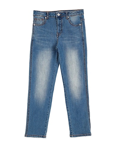 VICOLO Denim trousers Blue 98% Cotton, 2% Elastane