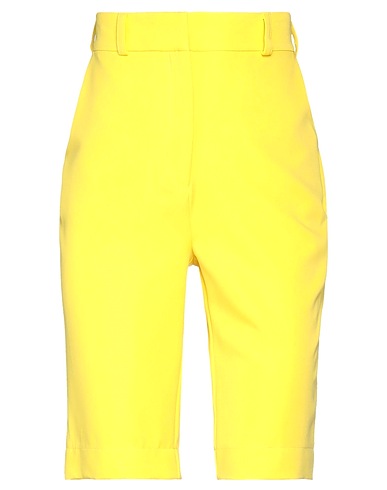 ACTUALEE Shorts & Bermuda Yellow 89% Polyester, 11% Elastane