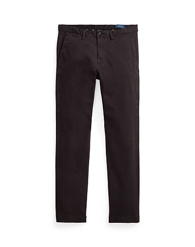 POLO RALPH LAUREN Casual trouser Black 98% Cotton, 2% Elastane