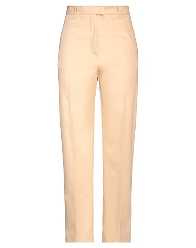 SIMONA CORSELLINI Casual trouser Beige 72% Polyester, 23% Viscose, 5% Elastane