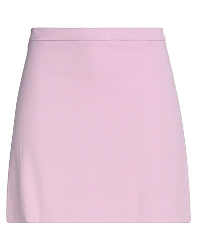 ACTUALEE Mini skirt Mauve 63% Polyester, 34% Viscose, 3% Elastane