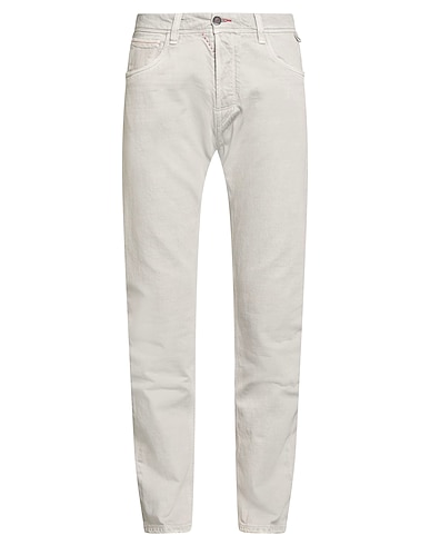 LAB. PAL ZILERI Denim pants Light grey 100% Cotton